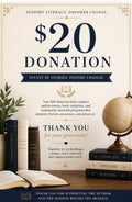$20 Donation – Support the Author & Community Outreach